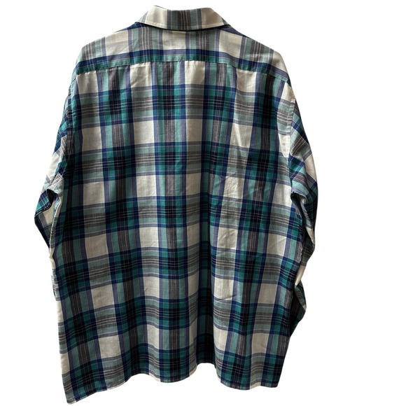 Paddock‎ Club by Arrow Men's Long Sleeve Button Down Long Sleeve Plaid - Picture 2 of 6